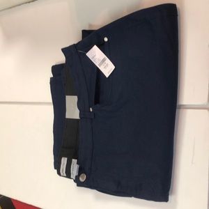 Catherine’s 32 Bnwt sateen stretch navy pants